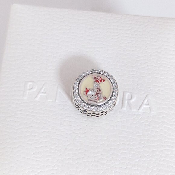 Pandora Disney Winnie the Pooh Tigger Holiday Charm Bead - Picture 2 of 7
